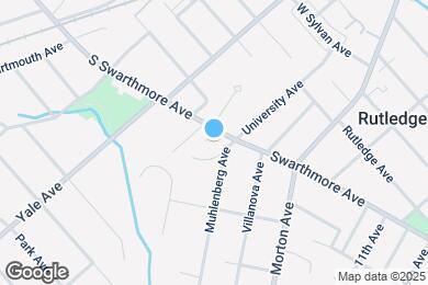 Map image of the property - 354 S Swarthmore Ave