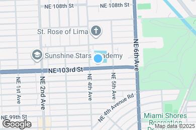 Map image of the property - 425 NE 103rd St