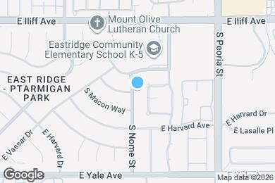 Map image of the property - 2474 S Nome St