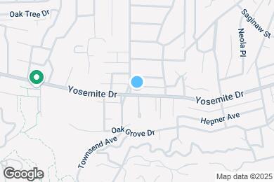 Map image of the property - 1593 Yosemite Dr