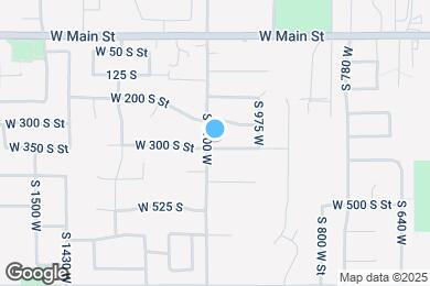 Map image of the property - 1084 W 300 S St