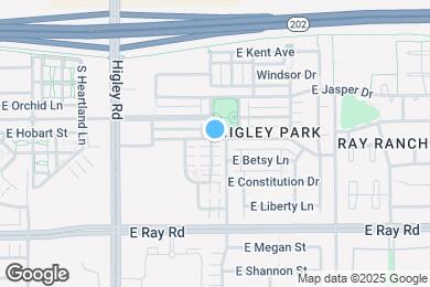 Map image of the property - 1447 S Colt Dr