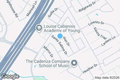 Map image of the property - 2956 Santa Sabina Dr