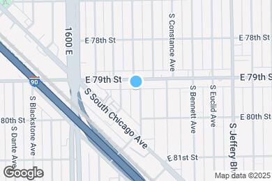 Map image of the property - 7914 S Ridgeland Ave