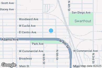 Map image of the property - 535 El Centro Ave