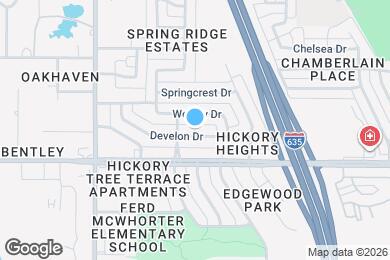 Map image of the property - 1415 Develon Dr