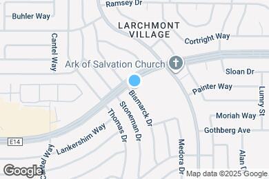 Map image of the property - 6844 Bismarck Dr