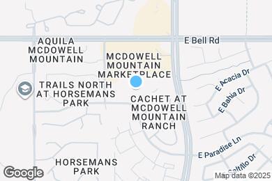 Map image of the property - 16600 N Thompson Peak Pkwy
