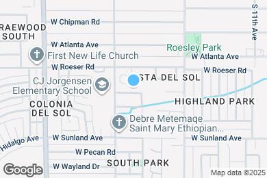 Map image of the property - 1620 W Chanute Pass