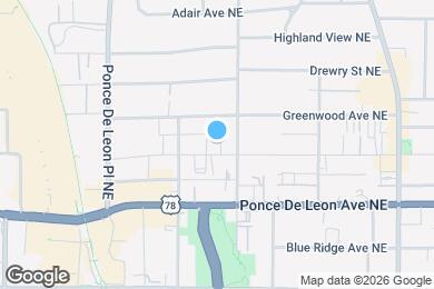 Map image of the property - 856 St Charles Ave NE