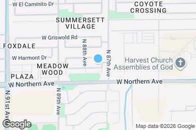 Map image of the property - 8740 W Loma Ln