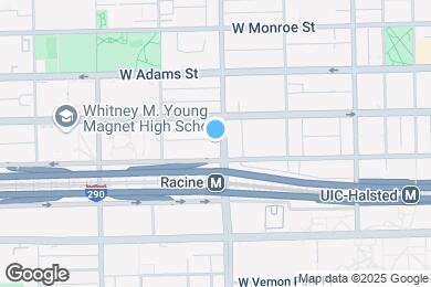Map image of the property - 324 S Racine Ave