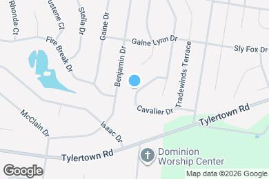 Map image of the property - 744 Cavalier Dr