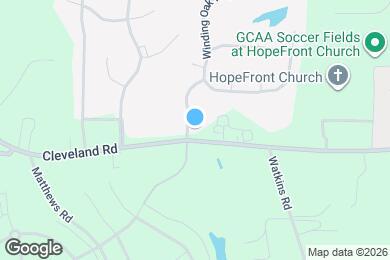 Map image of the property - 22 Oak Run Dr