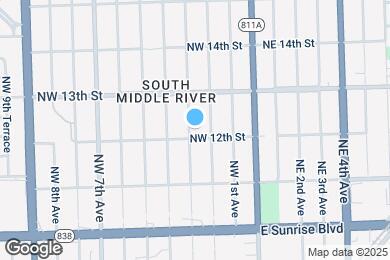 Map image of the property - 1204 NW 3rd Ave