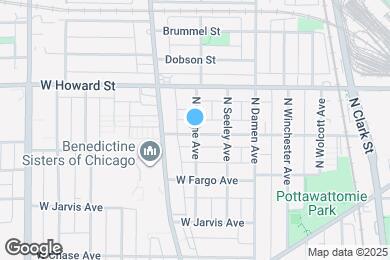 Map image of the property - 7502 N Hoyne Ave