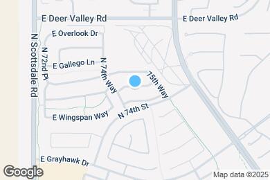 Map image of the property - 7449 E Whistling Wind Way