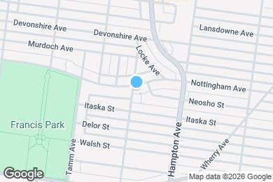 Map image of the property - 6202 Nottingham Ave