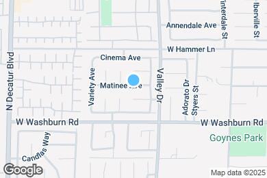 Map image of the property - 4333 Matinee Ave