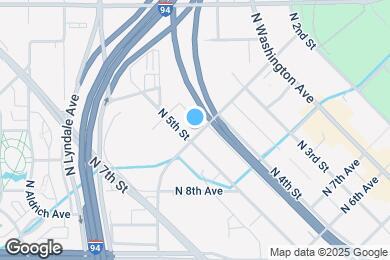 Map image of the property - 416 10th Ave