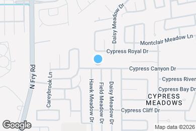 Map image of the property - 19606 Cypress Canyon Dr