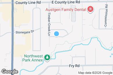 Map image of the property - 1531 Creekside Ln