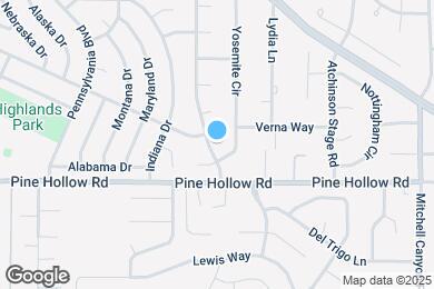Map image of the property - 1336 El Camino Dr