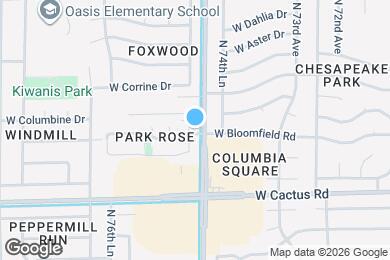 Map image of the property - 12471 N 75th Dr