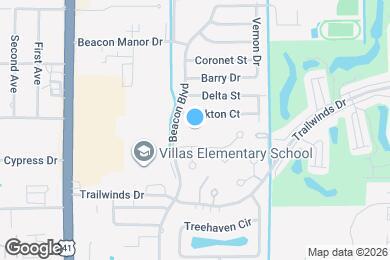 Map image of the property - Palm Villas Apartments