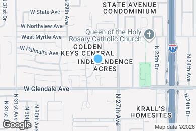 Map image of the property - 7045 N 28th Ave