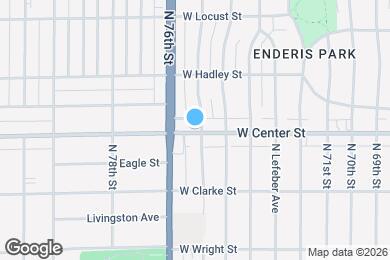 Map image of the property - 7500 W Center St