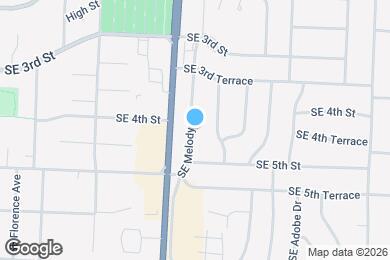 Map image of the property - 323 SE Melody Ln