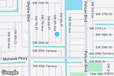 Map image of the property - 3815 SW 6th Ave