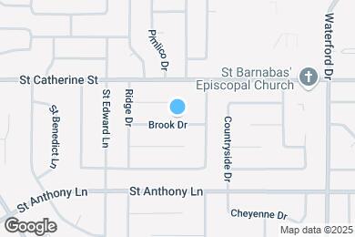 Map image of the property - 2405 Brook Dr