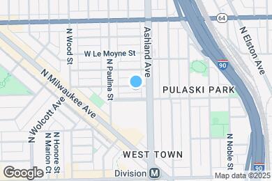 Map image of the property - 1621 W Beach Ave