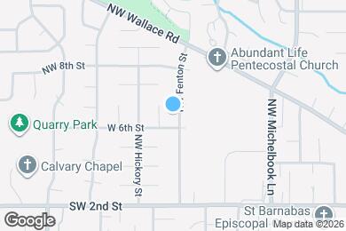 Map image of the property - 625 NW Fenton St