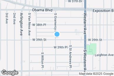 Map image of the property - 1763 W 39th St