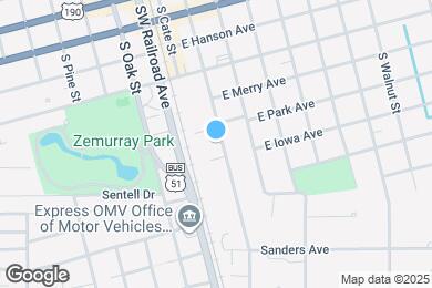 Map image of the property - 608 S Cypress St