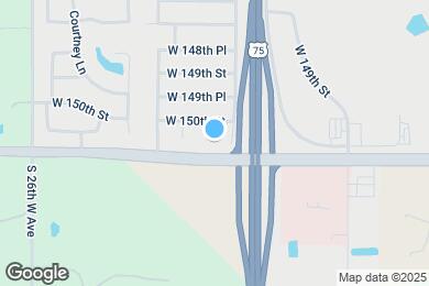 Map image of the property - 15083 S Waco Ave
