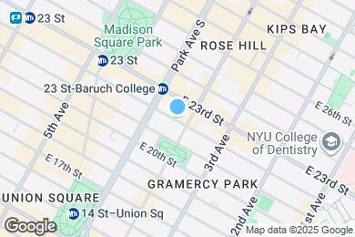 Map image of the property - 121 E 22nd St
