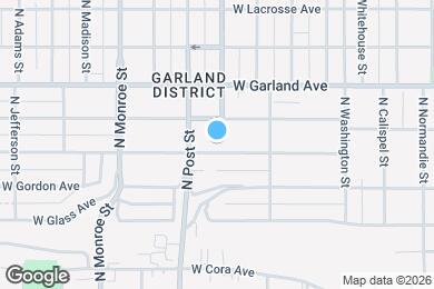 Map image of the property - 714 W Kiernan Ave