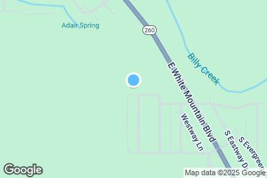 Map image of the property - 237 E White Mountain Blvd