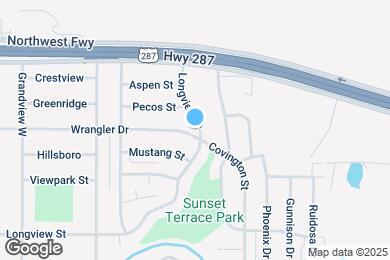 Map image of the property - 4100 Wrangler Dr