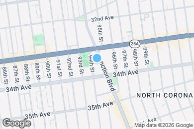 Map image of the property - 33-04 Junction Blvd