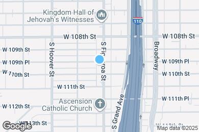Map image of the property - 10953 S Figueroa St