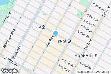 Map image of the property - 205 E 85th St