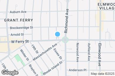 Map image of the property - 496 W Ferry St