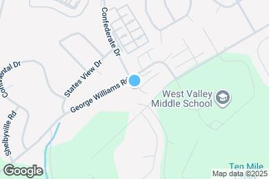 Map image of the property - 513 Confederate Dr