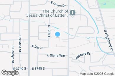 Map image of the property - 1250 E 3545 S