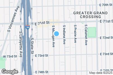 Map image of the property - 106 E 72nd St